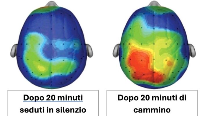 Benefici del camminare sul cervello